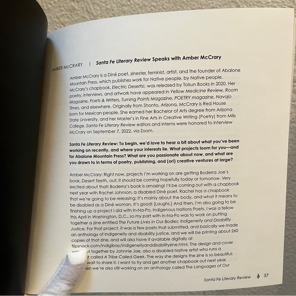 2023 Santa Fe Literary Review Volume 18 2023 NWT NEW. 136 pages. - Picture 7 of 10